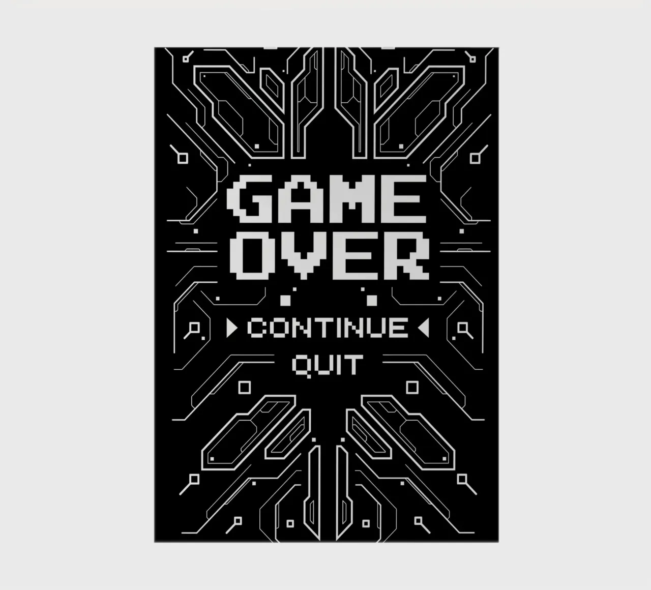 Game Over notebook by Delaplane