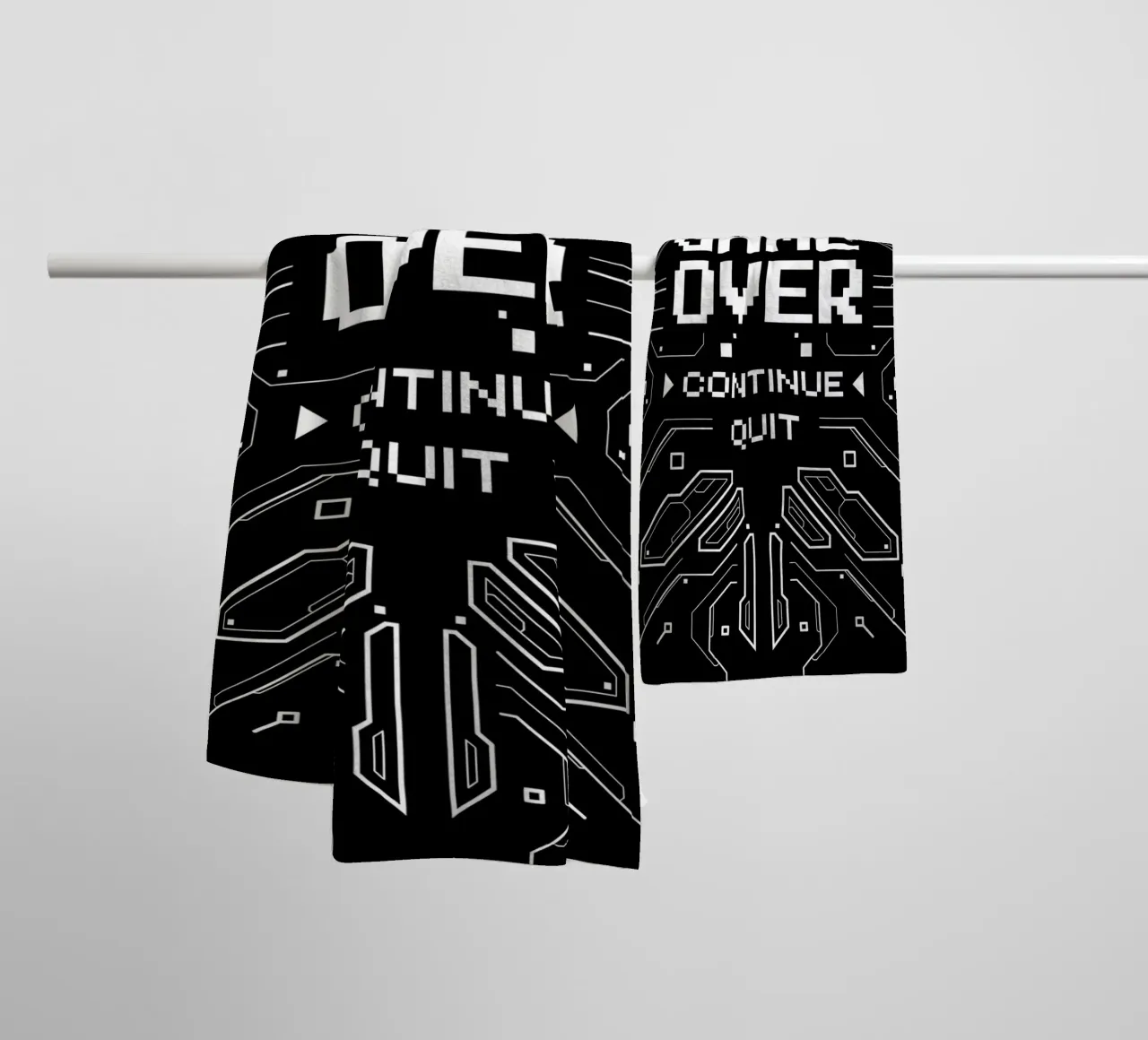 Game Over asciugamano da bagno da Delaplane