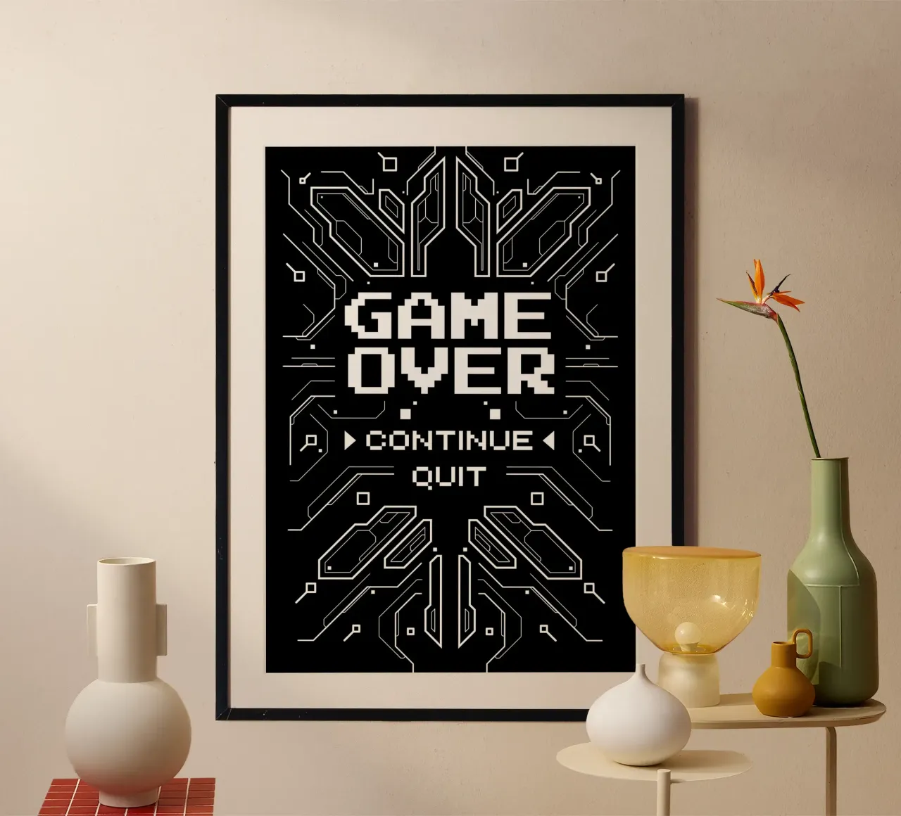 Game Over poster da Delaplane