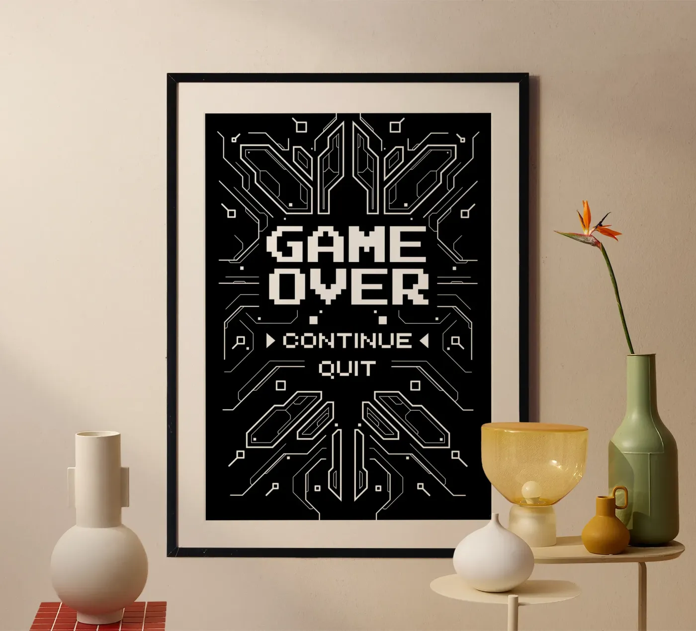 Game Over poster da Delaplane