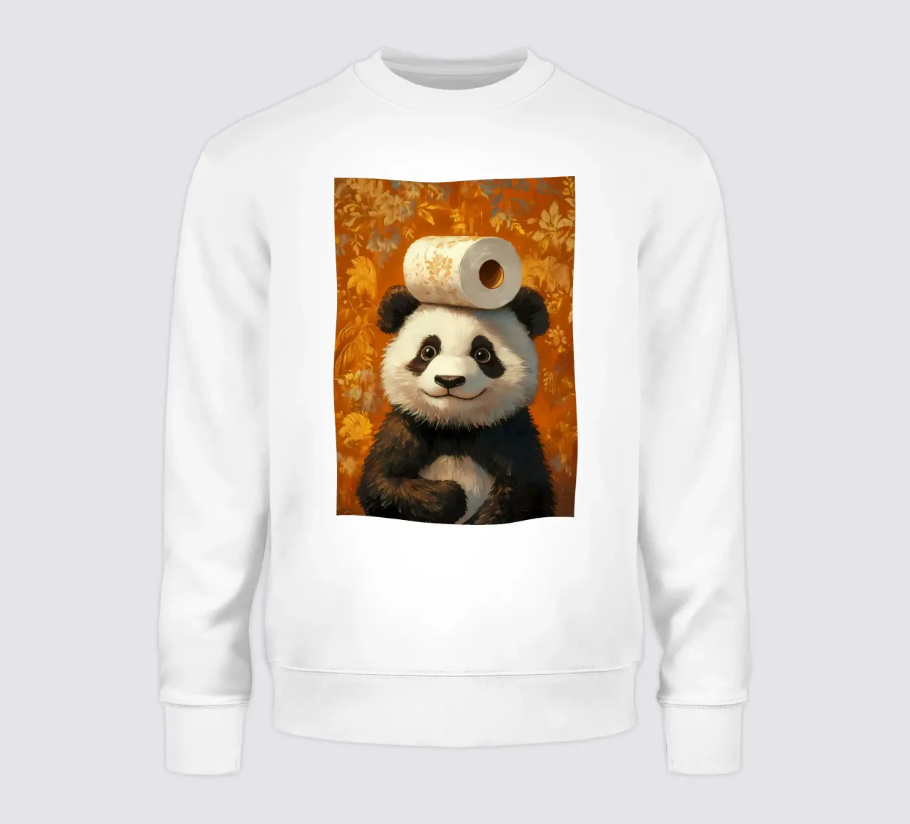 Panda con carta igienica felpa da Ginnery