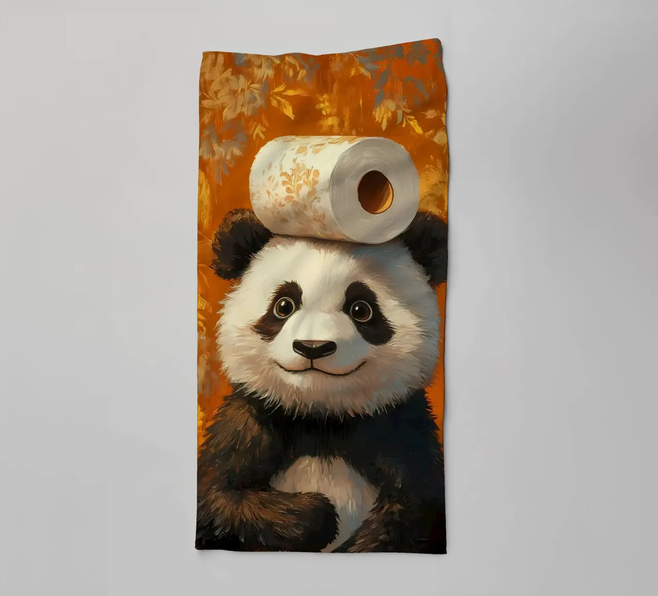 Panda with Toilet Paper towel by Ginnery
