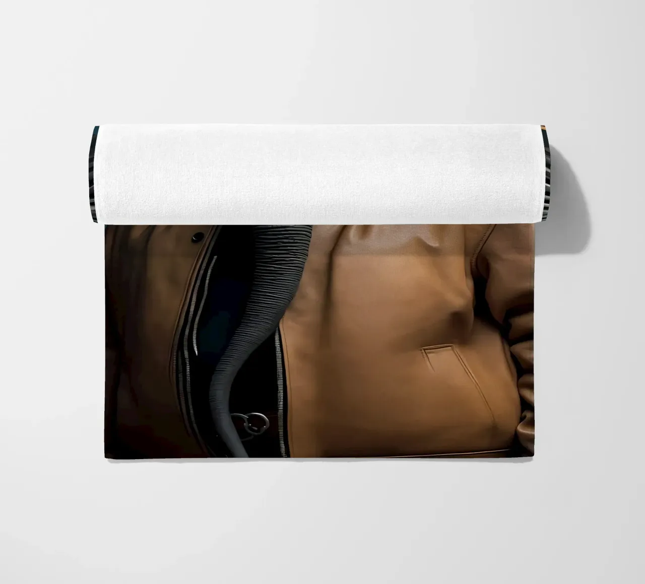 Elephant Portrait beach towel by Mikesell