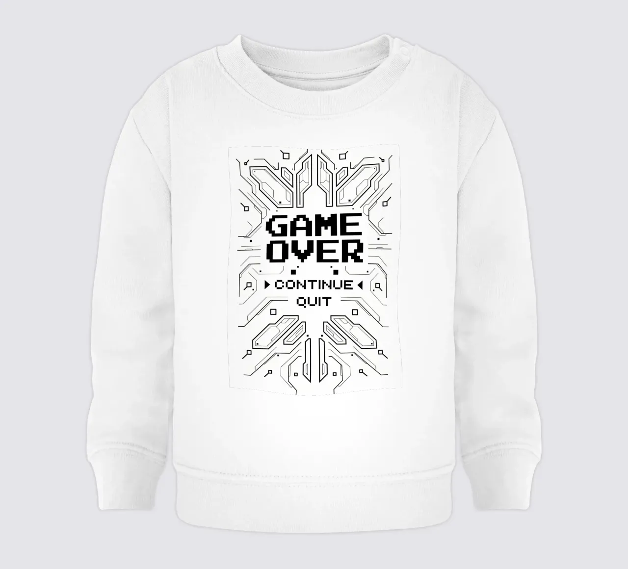 Game Over felpa neonato da Delaplane