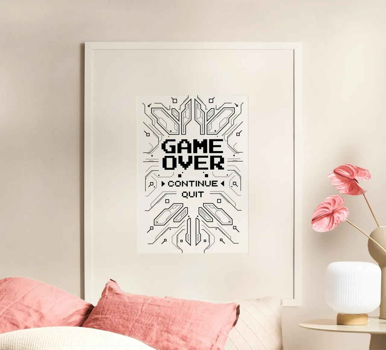 Game Over poster da Delaplane