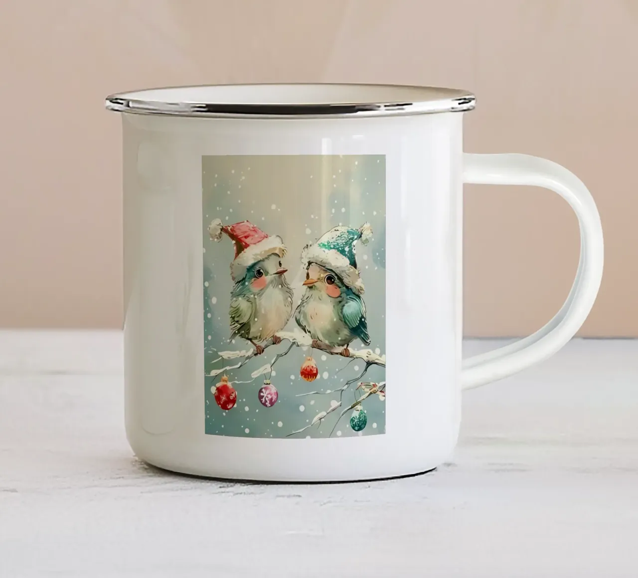 Poster minimalista 177 tazza in smalto da Kadynce