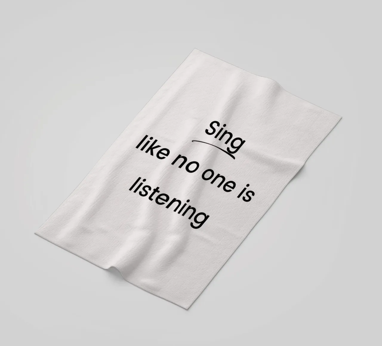 Sing like No One Is Listening telo mare da Studio One