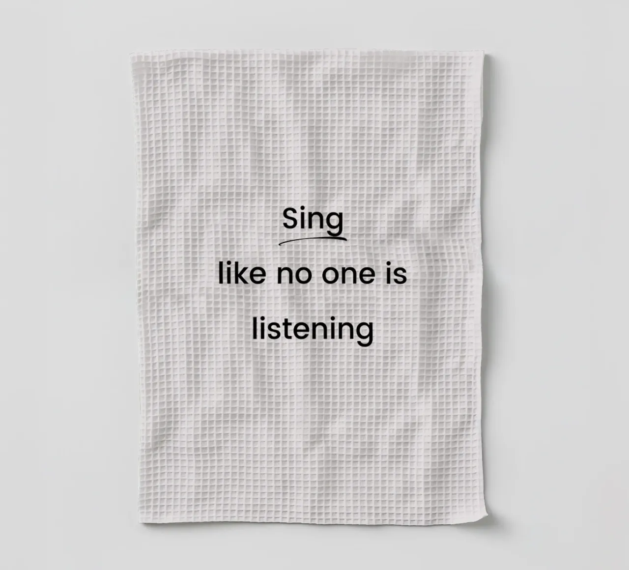 Sing like No One Is Listening canovaccio da cucina da Studio One