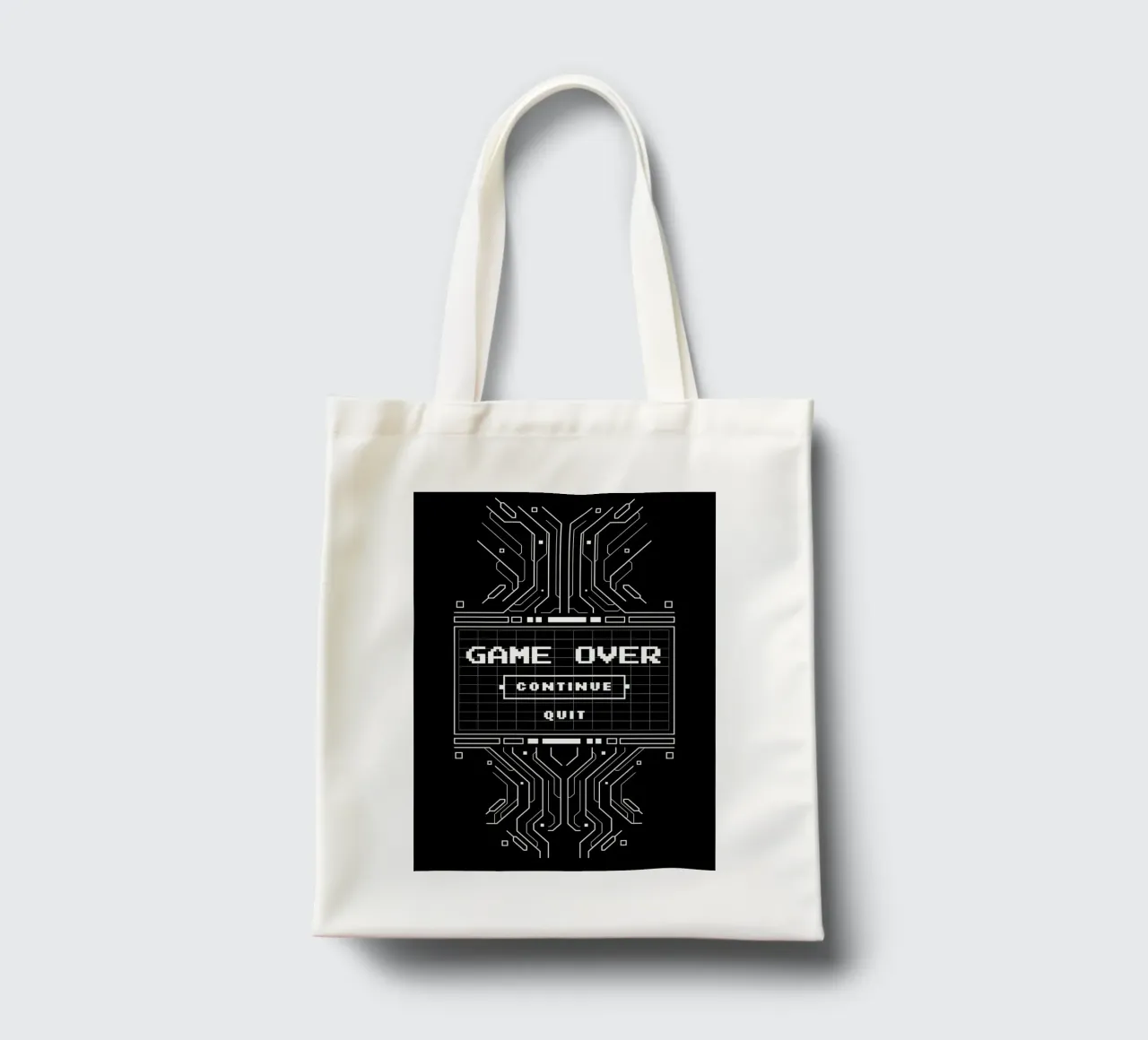 Game Over borsa in juta da Delaplane