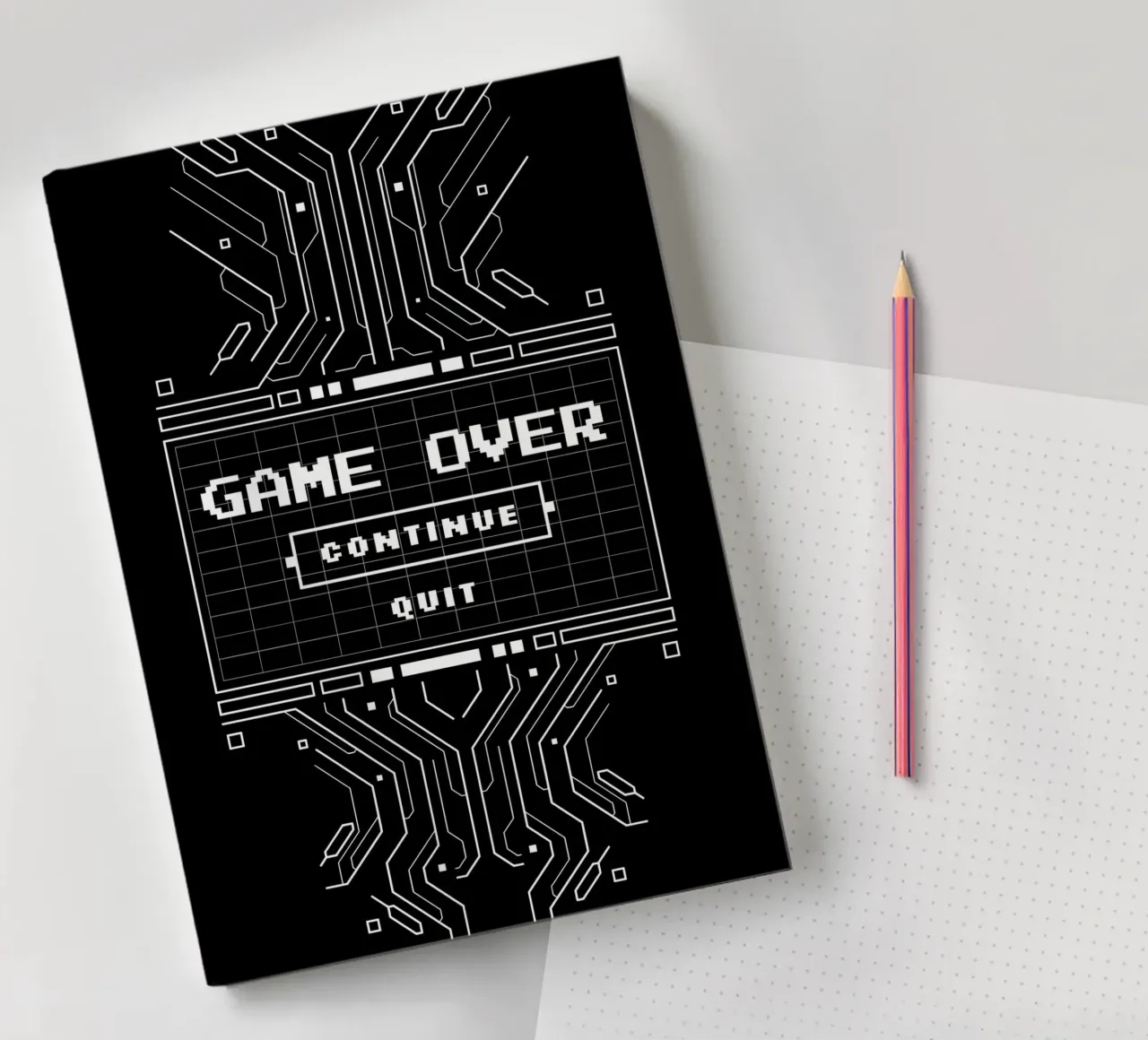 Game Over notebook by Delaplane