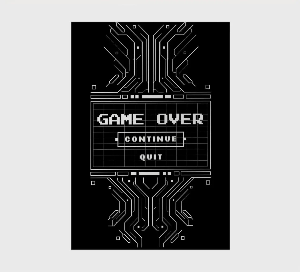 Game Over notebook by Delaplane