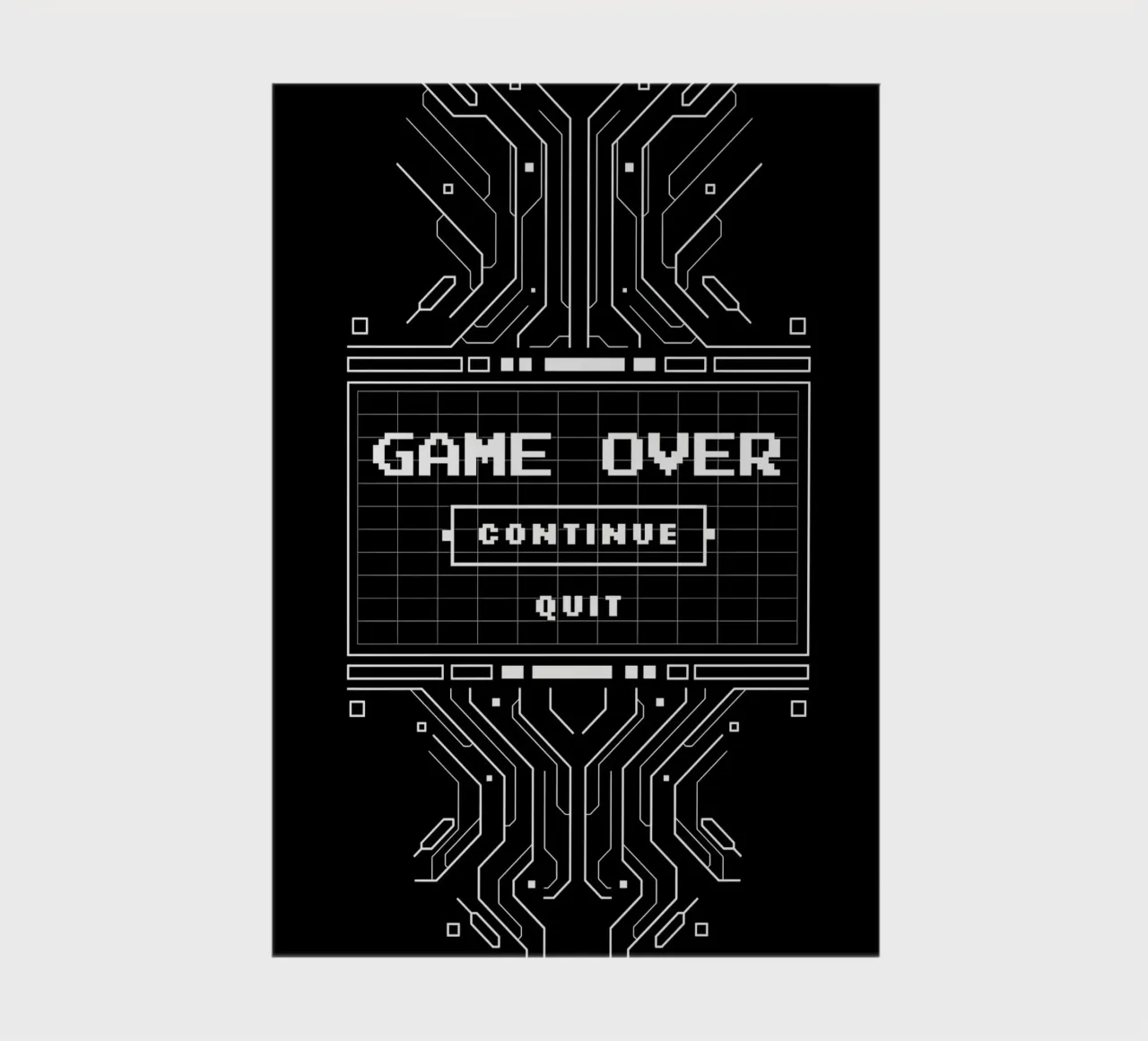 Game Over notebook by Delaplane