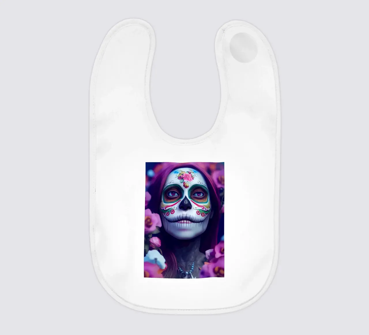 Reina de las calaveras babero de Mikesell