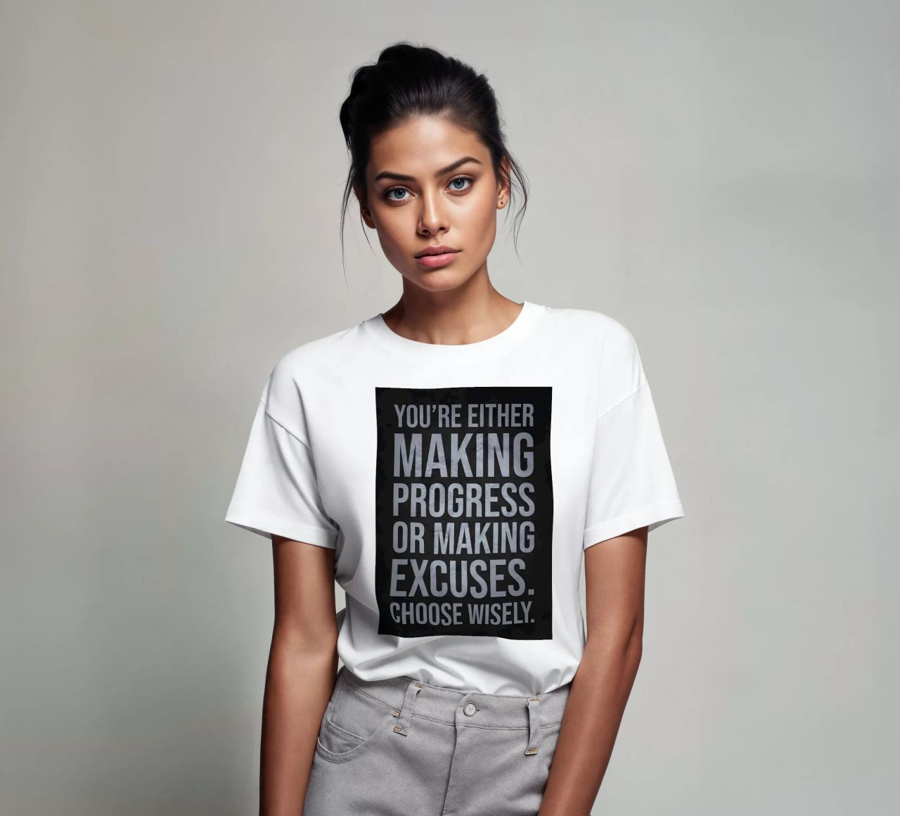 Progressi o scuse t-shirt da Bassy