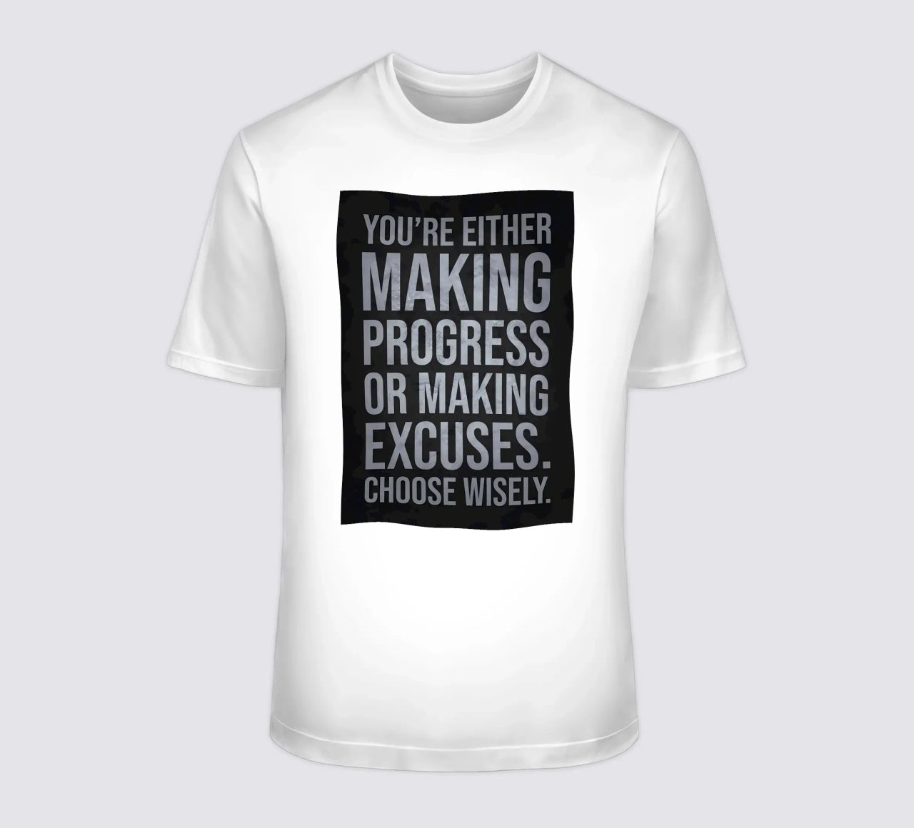 Progressi o scuse t-shirt da Bassy