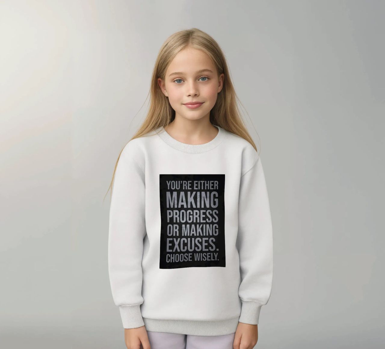 Progressi o scuse felpa bambino da Bassy