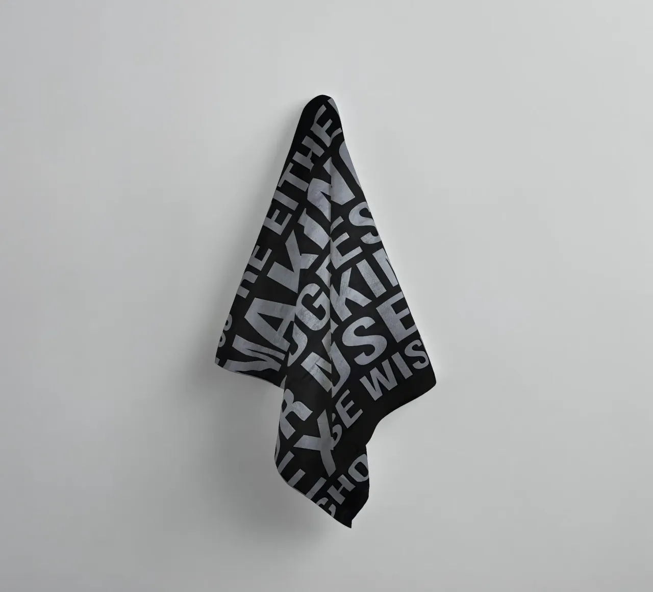 Vooruitgang of Excuses badhanddoek van Bassy