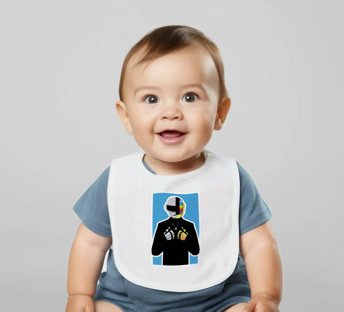 Daft Punk Babylätzchen von Danny Haas