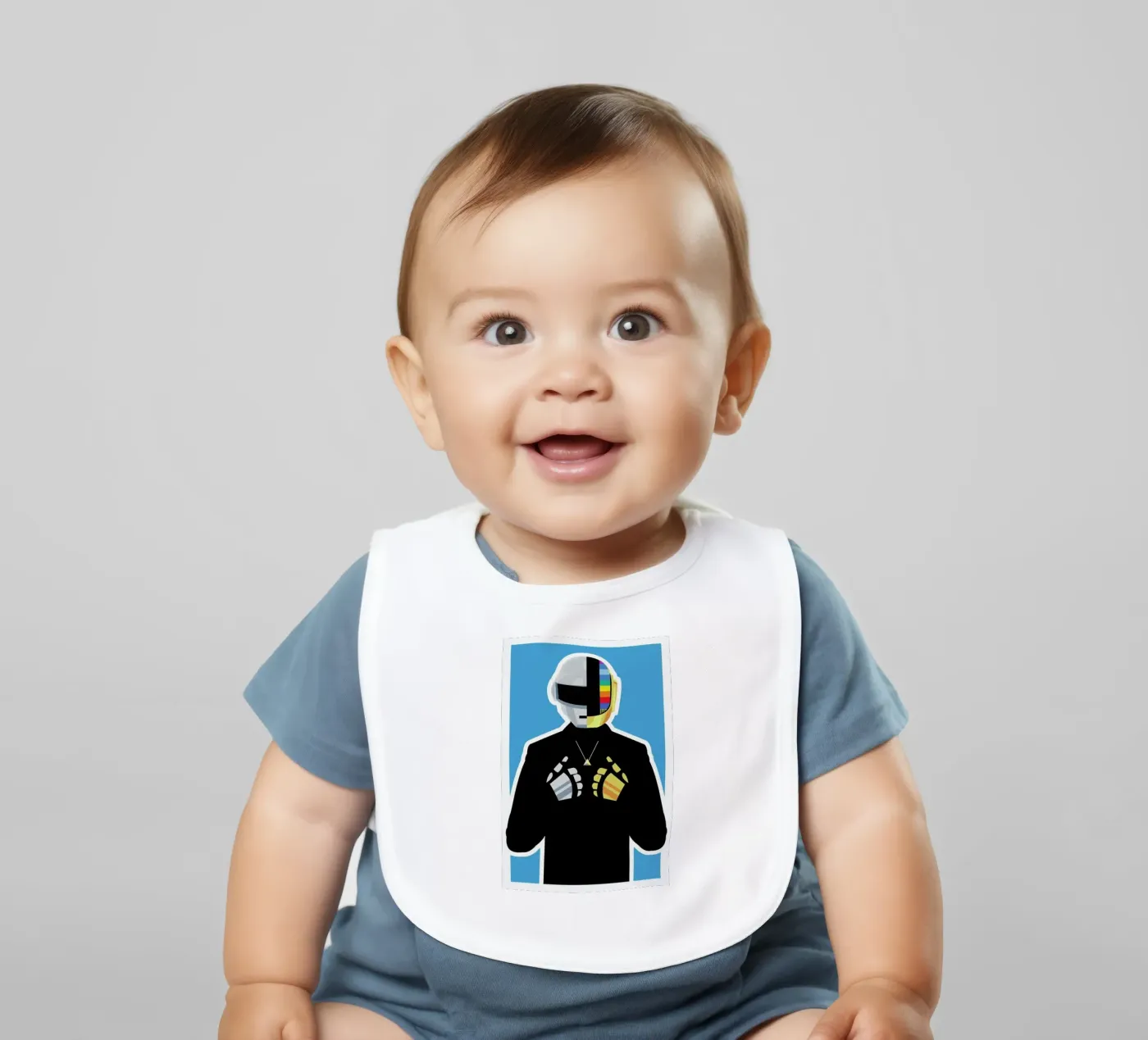 Daft Punk Babylätzchen von Danny Haas