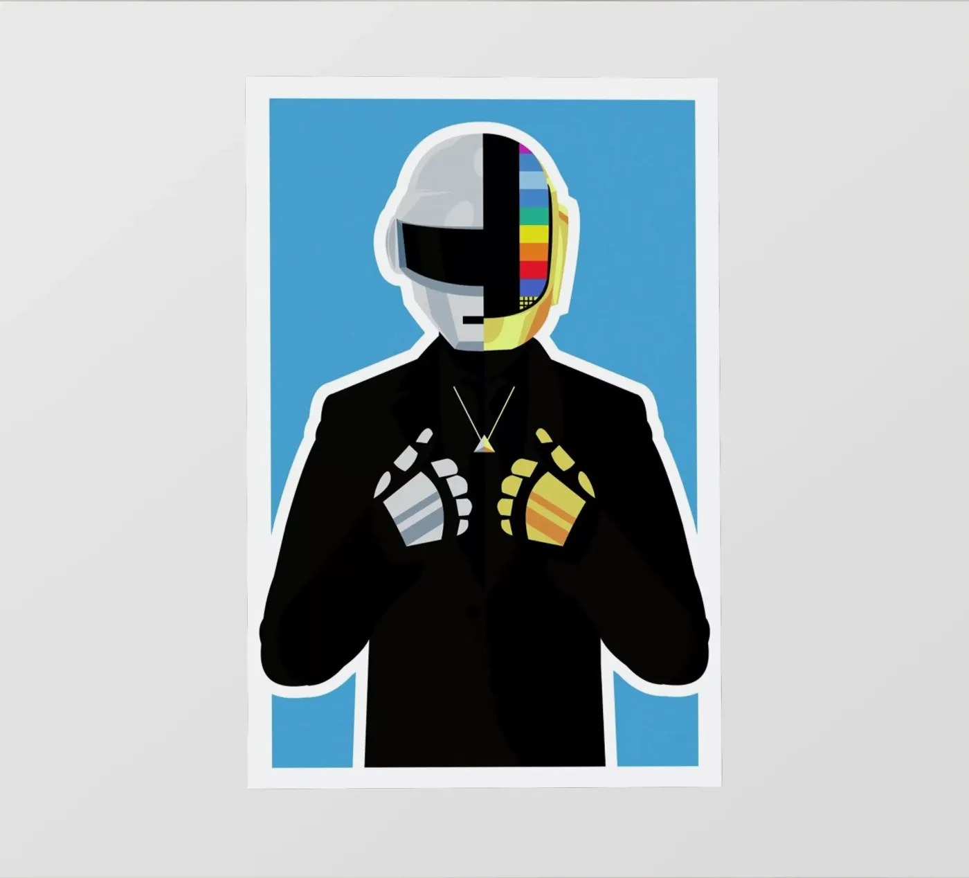 Daft Punk pellicola backlit da Danny Haas