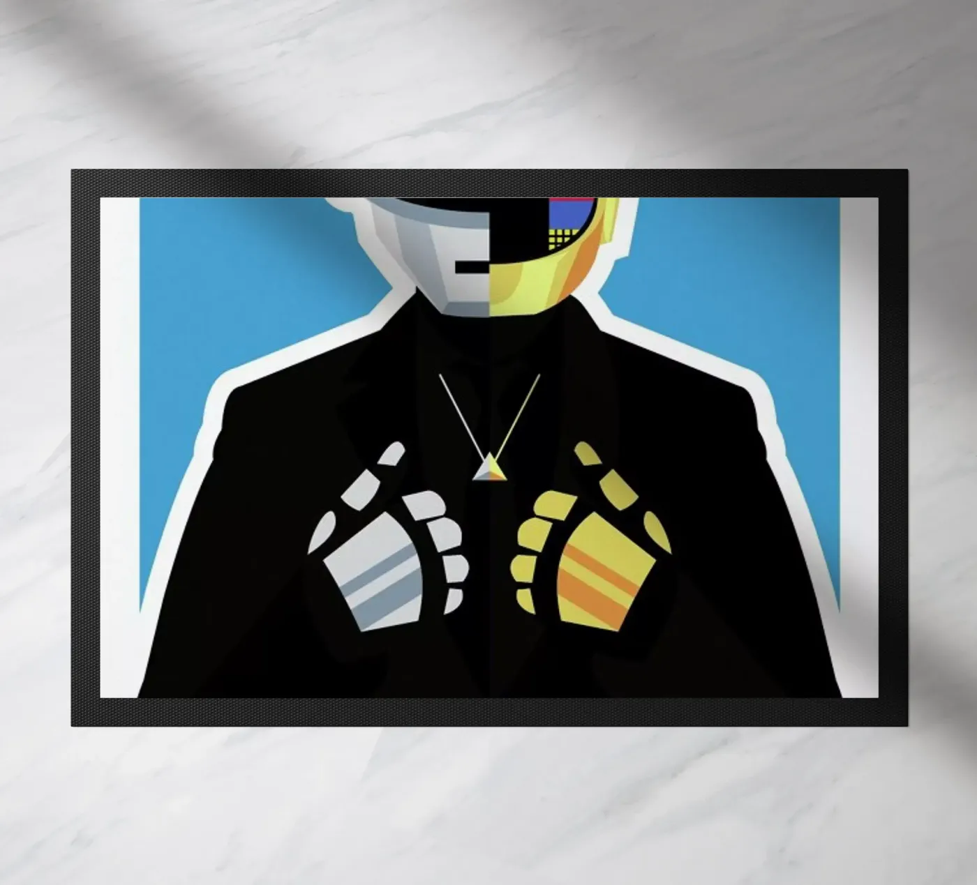 Daft Punk doormat by Danny Haas