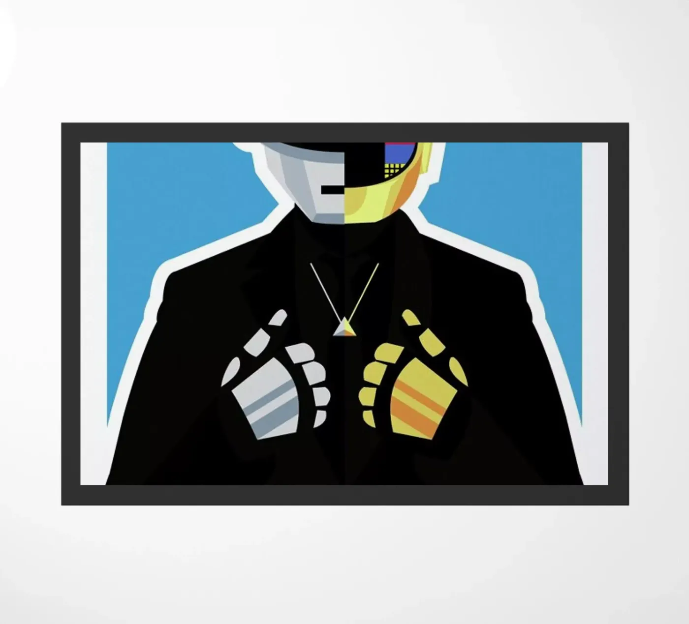 Daft Punk doormat by Danny Haas