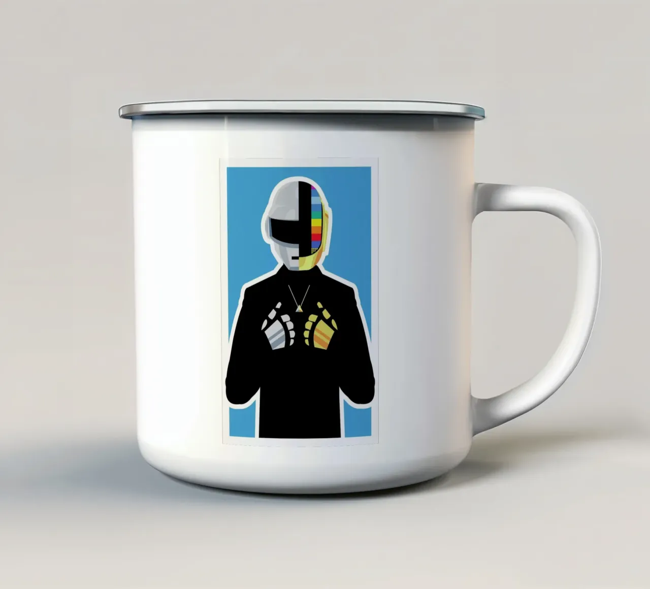 Daft Punk tazza in smalto da Danny Haas