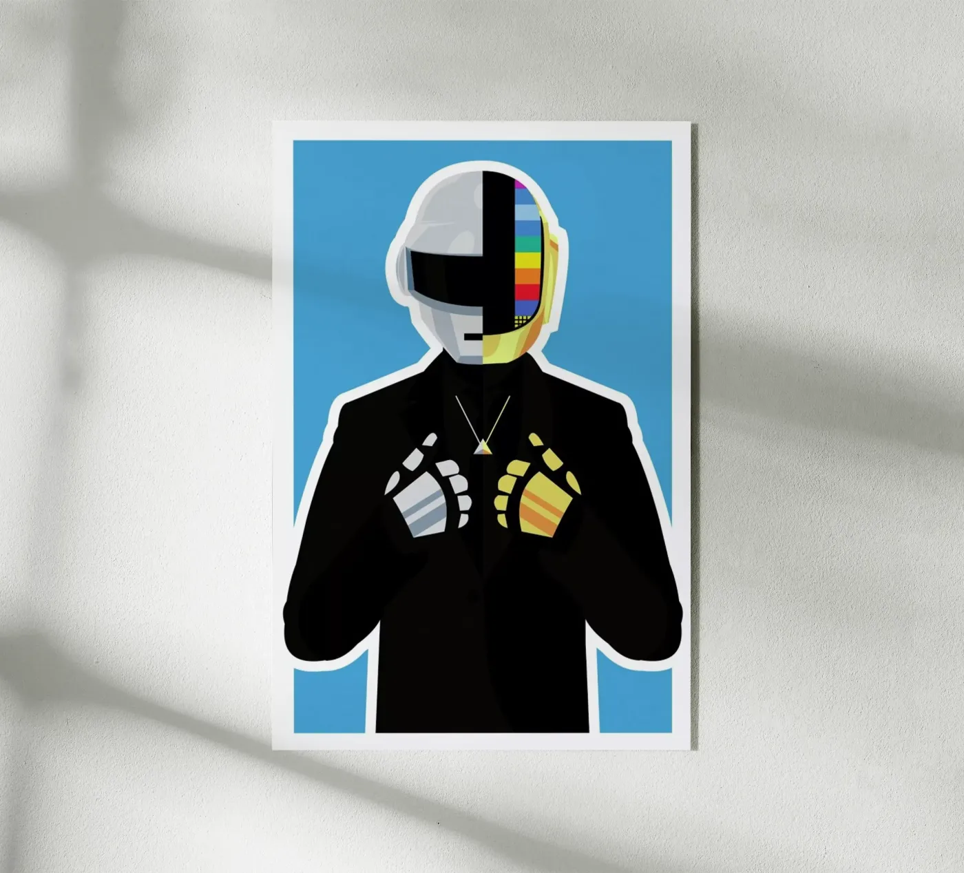 Daft Punk Acryl-Glas von Danny Haas
