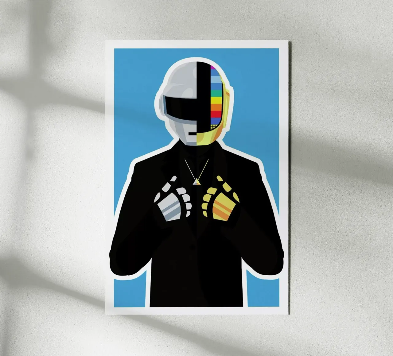 Daft Punk alu-dibond by Danny Haas