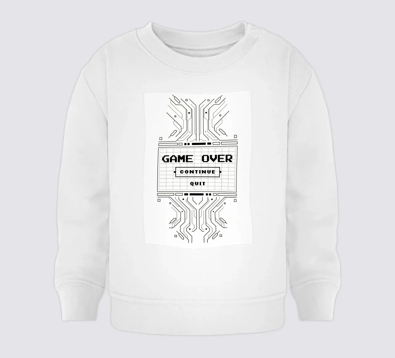 Game Over felpa neonato da Delaplane