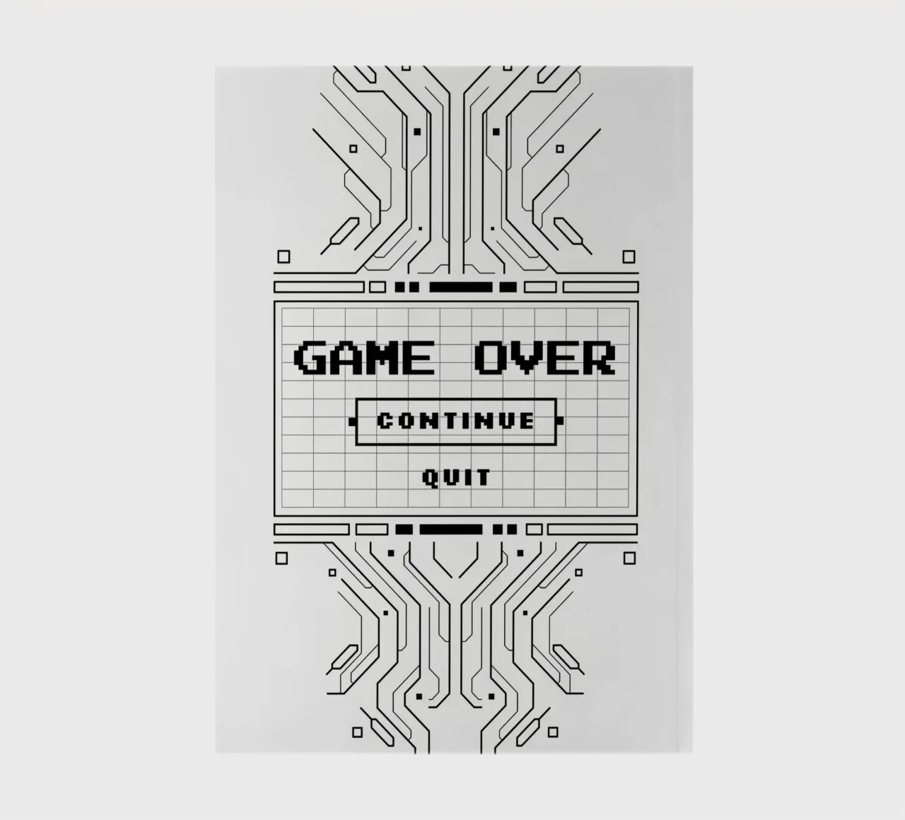 Game Over notebook by Delaplane