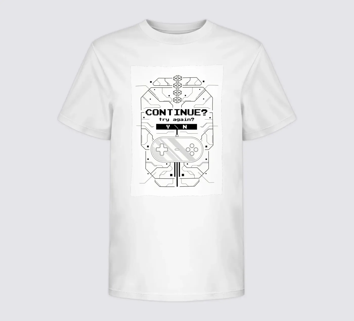 Game over kinder t-shirt van Delaplane