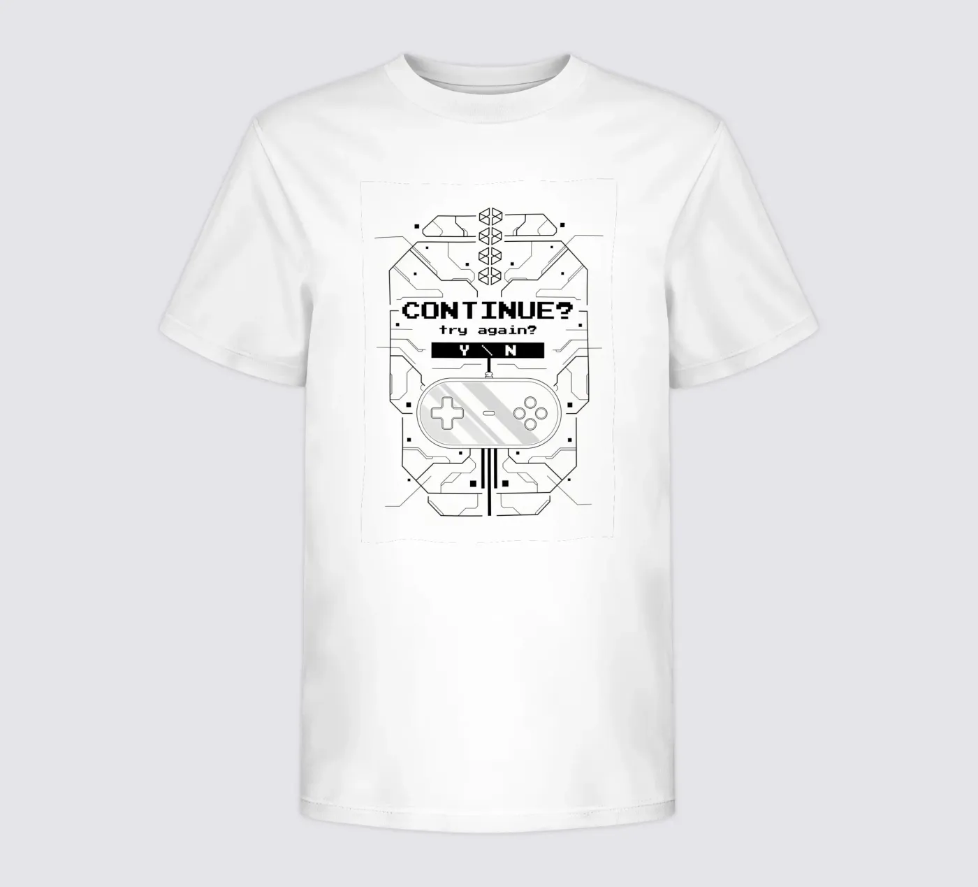 Game over kinder t-shirt van Delaplane