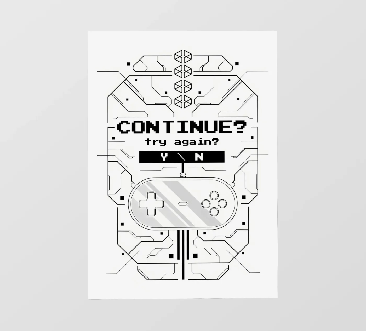 Game over fotobehang van Delaplane