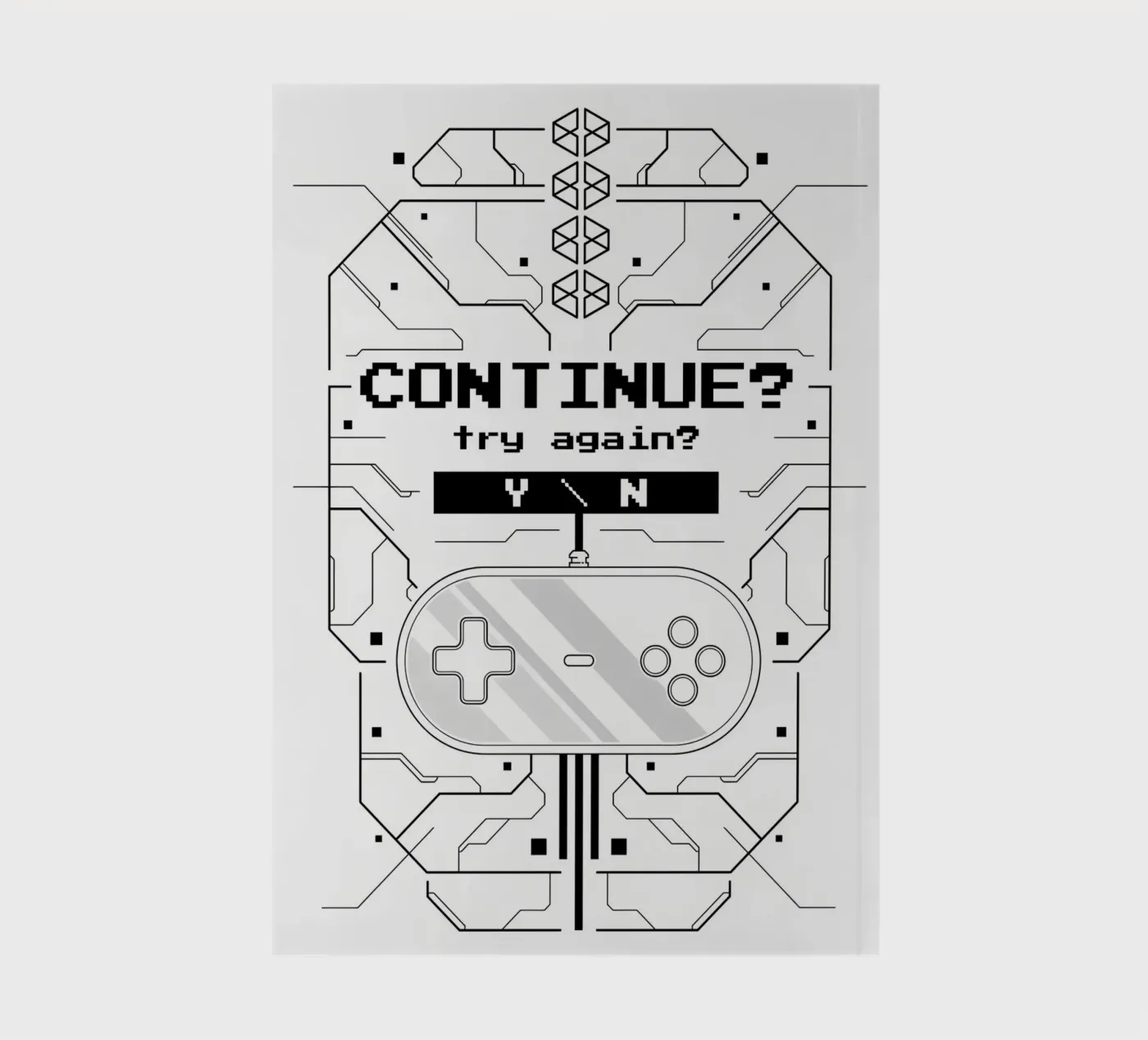 Game Over notebook by Delaplane