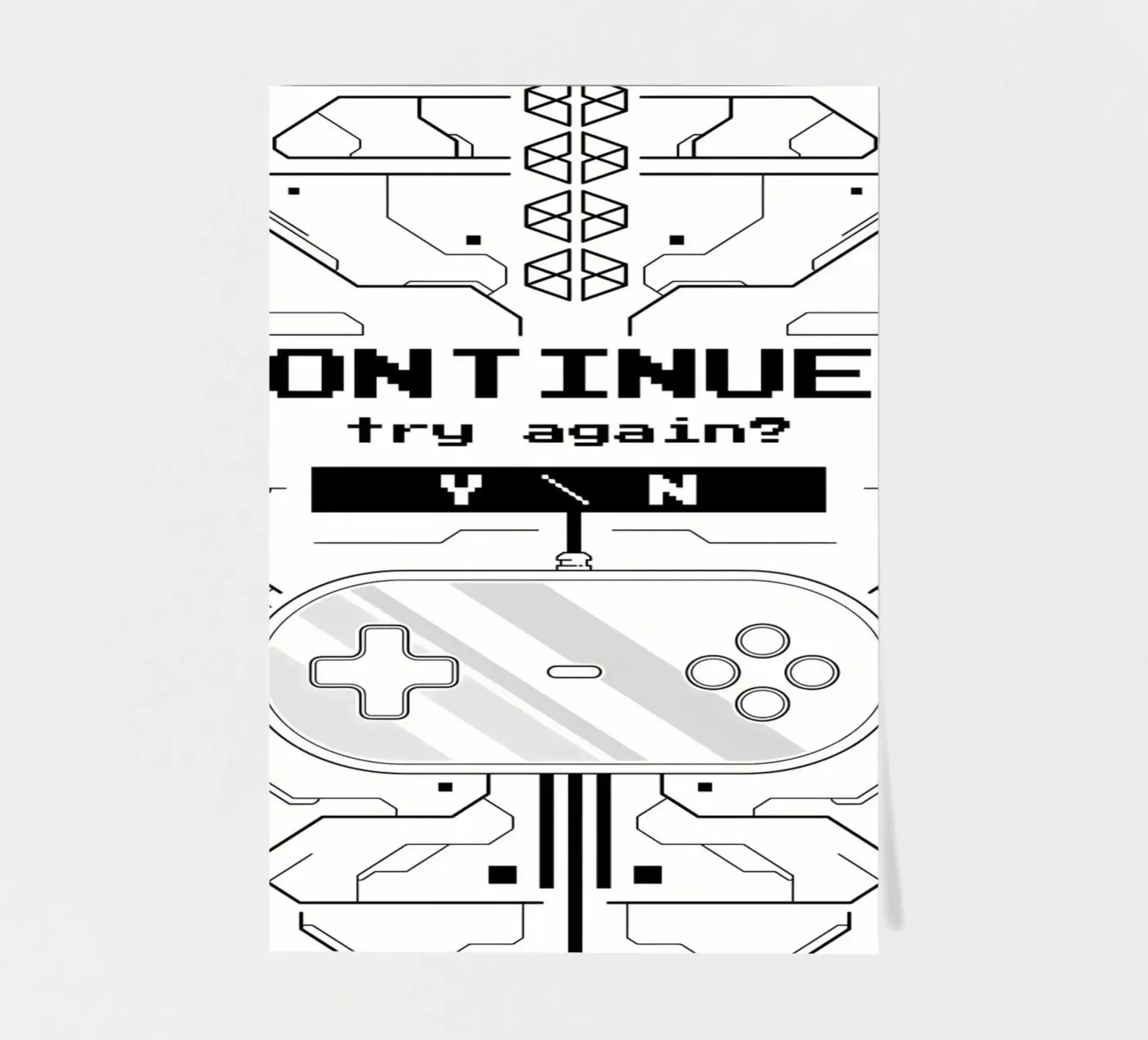 Game Over sticker sheet by Delaplane
