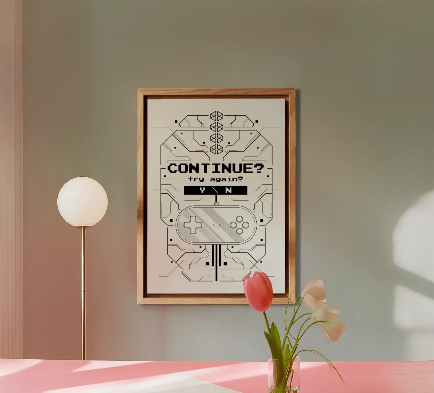 Game Over forex plate by Delaplane