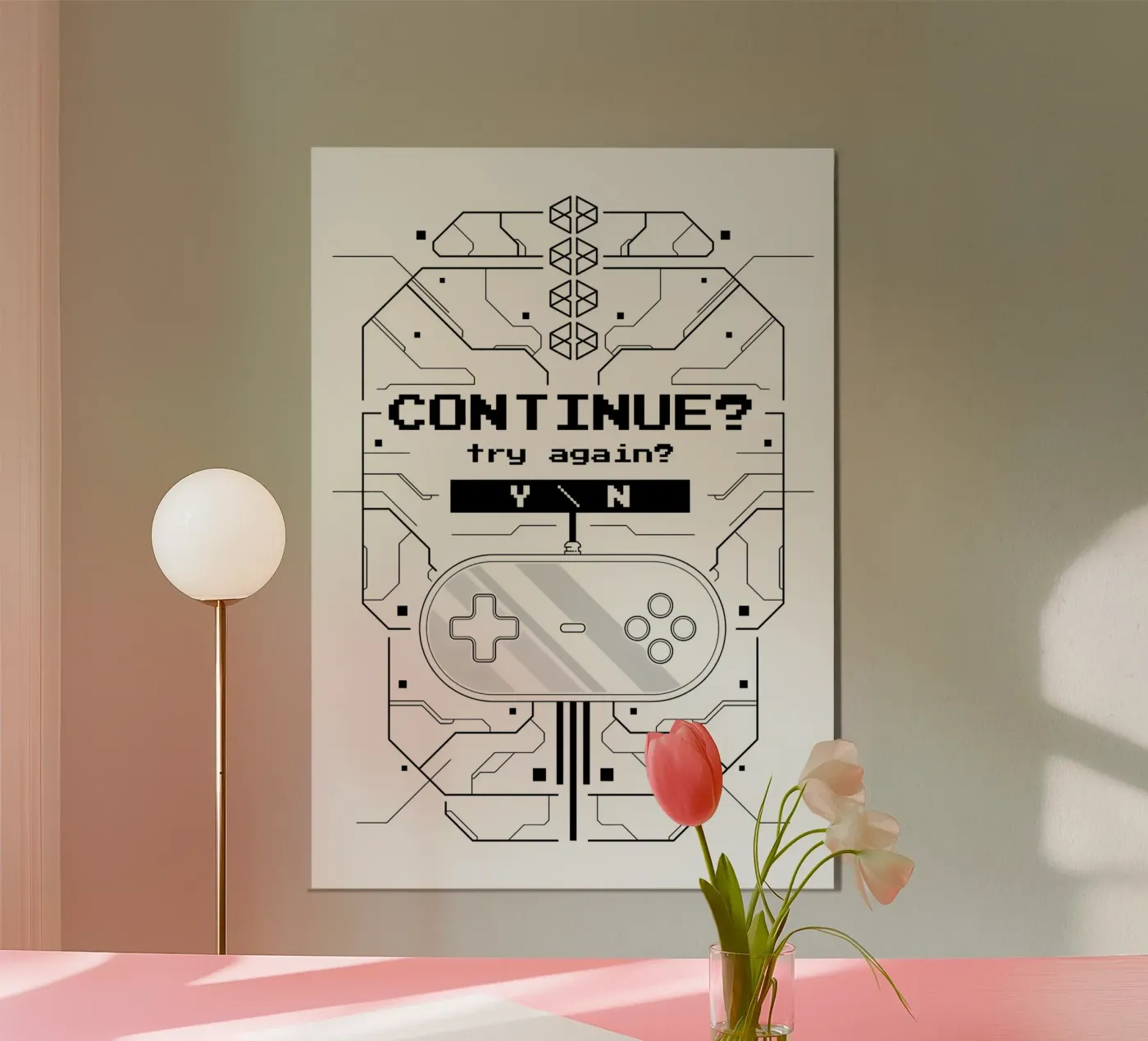 Game Over forex plate by Delaplane