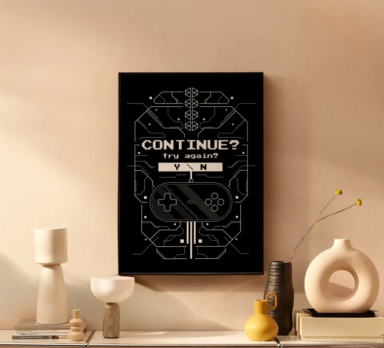 Game Over plexiglass da Delaplane