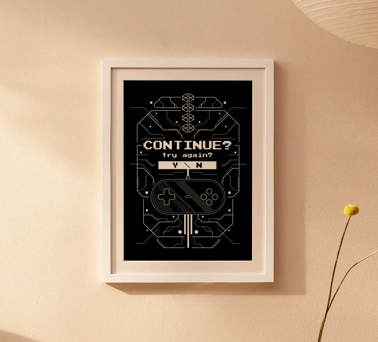 Game Over poster da Delaplane