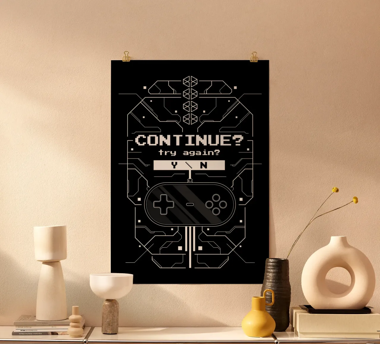 Game Over poster da Delaplane