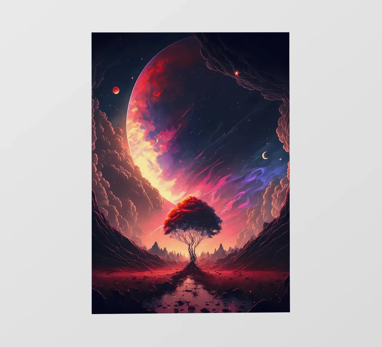 Galaxy Landscape photo wallpaper by Mikesell