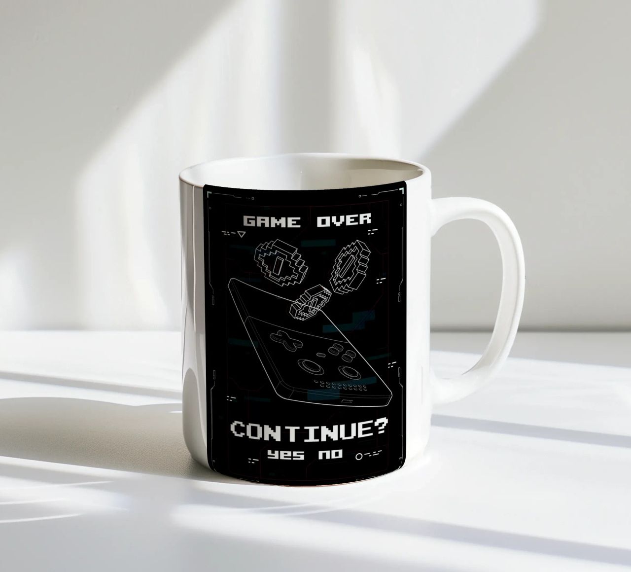Game Over tazza in ceramica da Delaplane