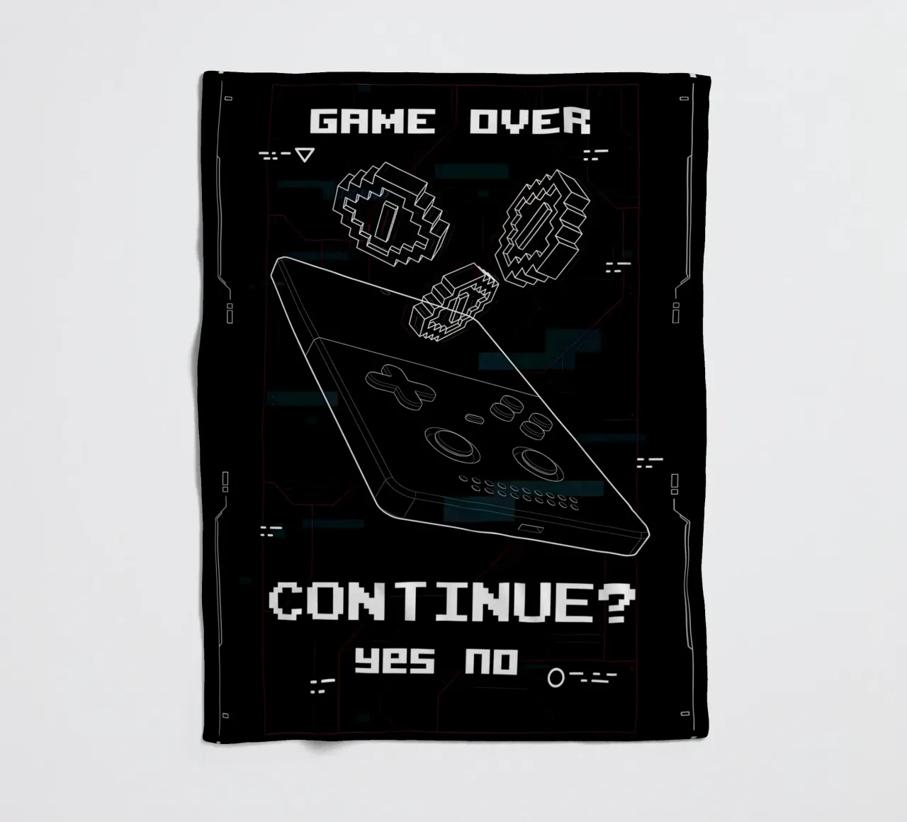 Game Over coperta in pile da Delaplane