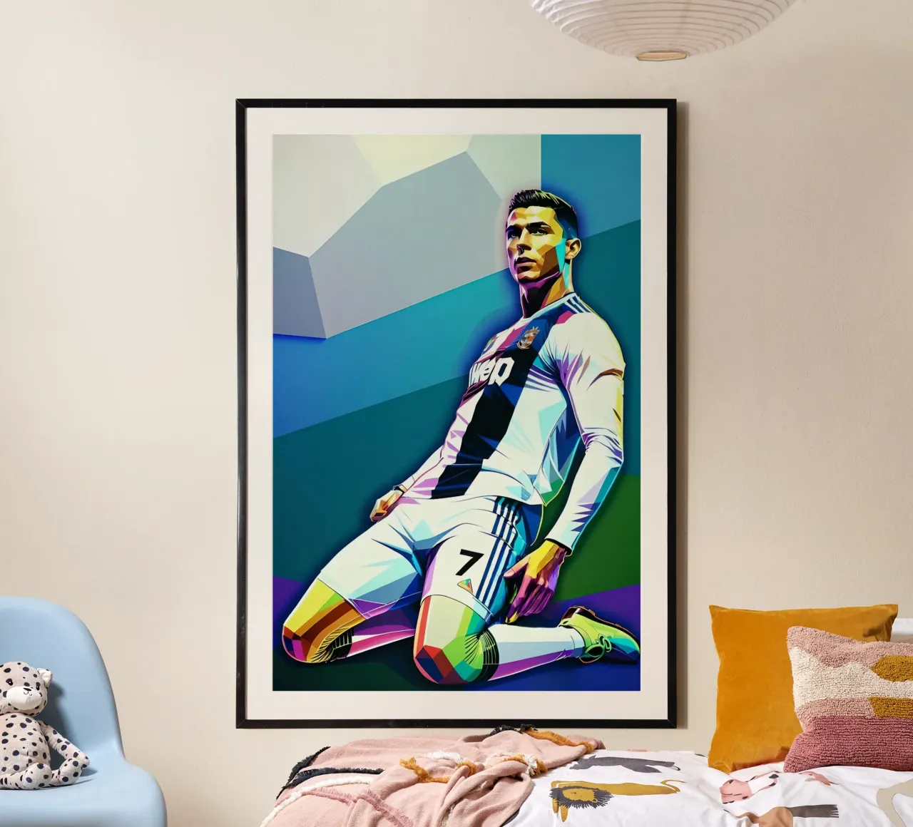 Ronaldo in ginocchio carta hahnemühle da BONANZA