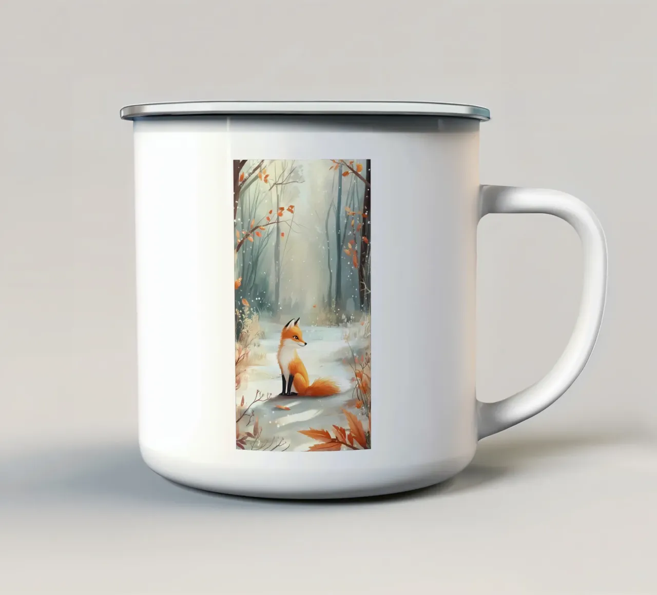 Poster minimalista 180 tazza in smalto da Kadynce