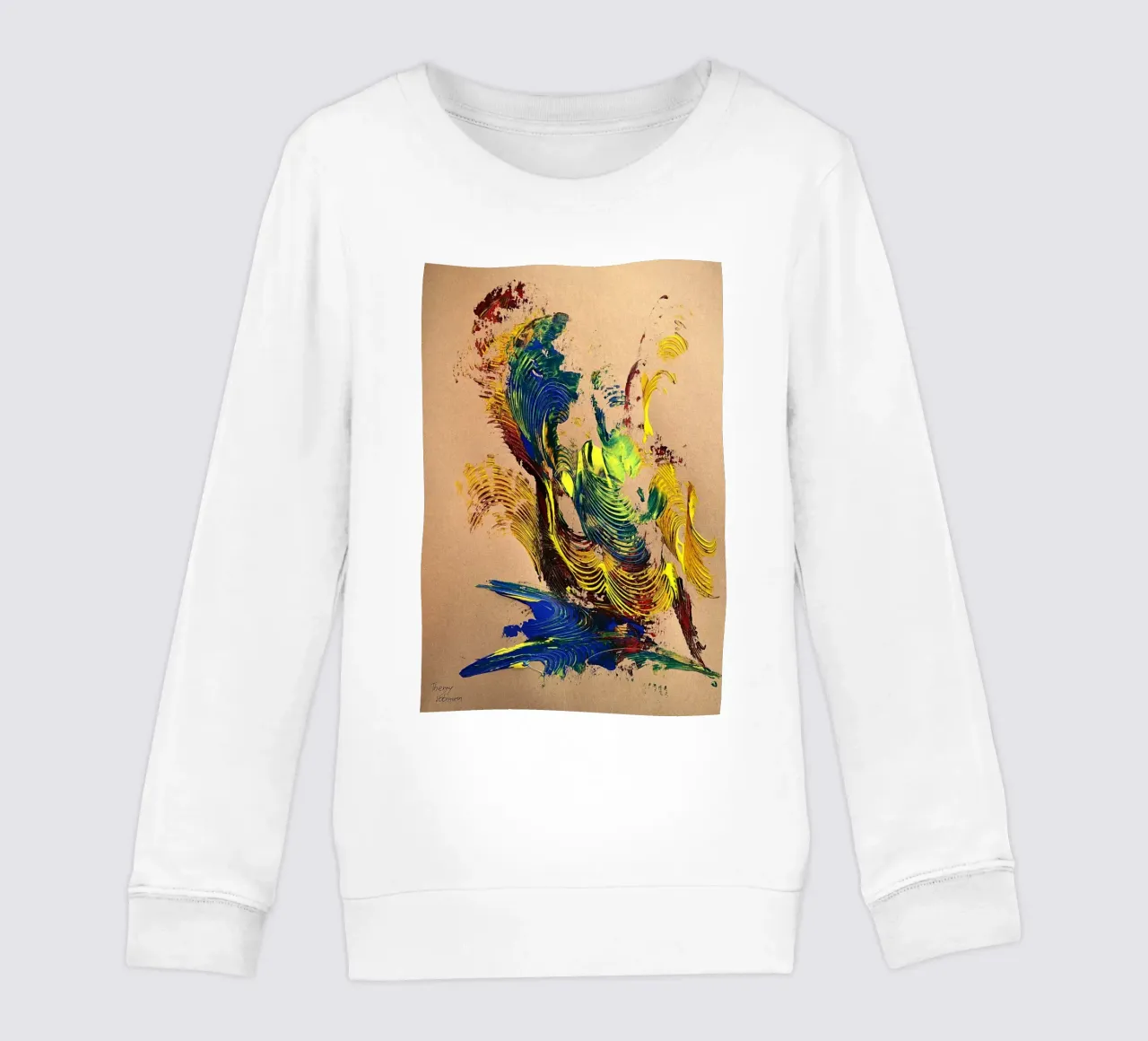 NATURAL STYLE 51 felpa bambino da Thierry Vobmann Abstract painting