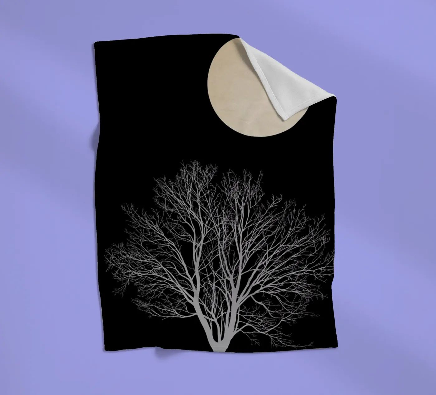 Midnight Lovers Fleecedecke von Kubistika