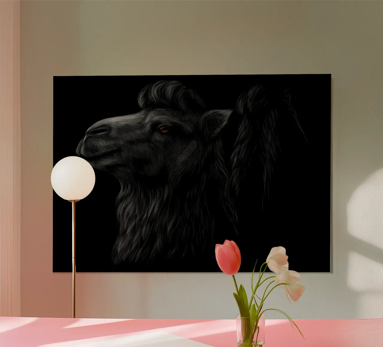 Camel poster by Delaplane