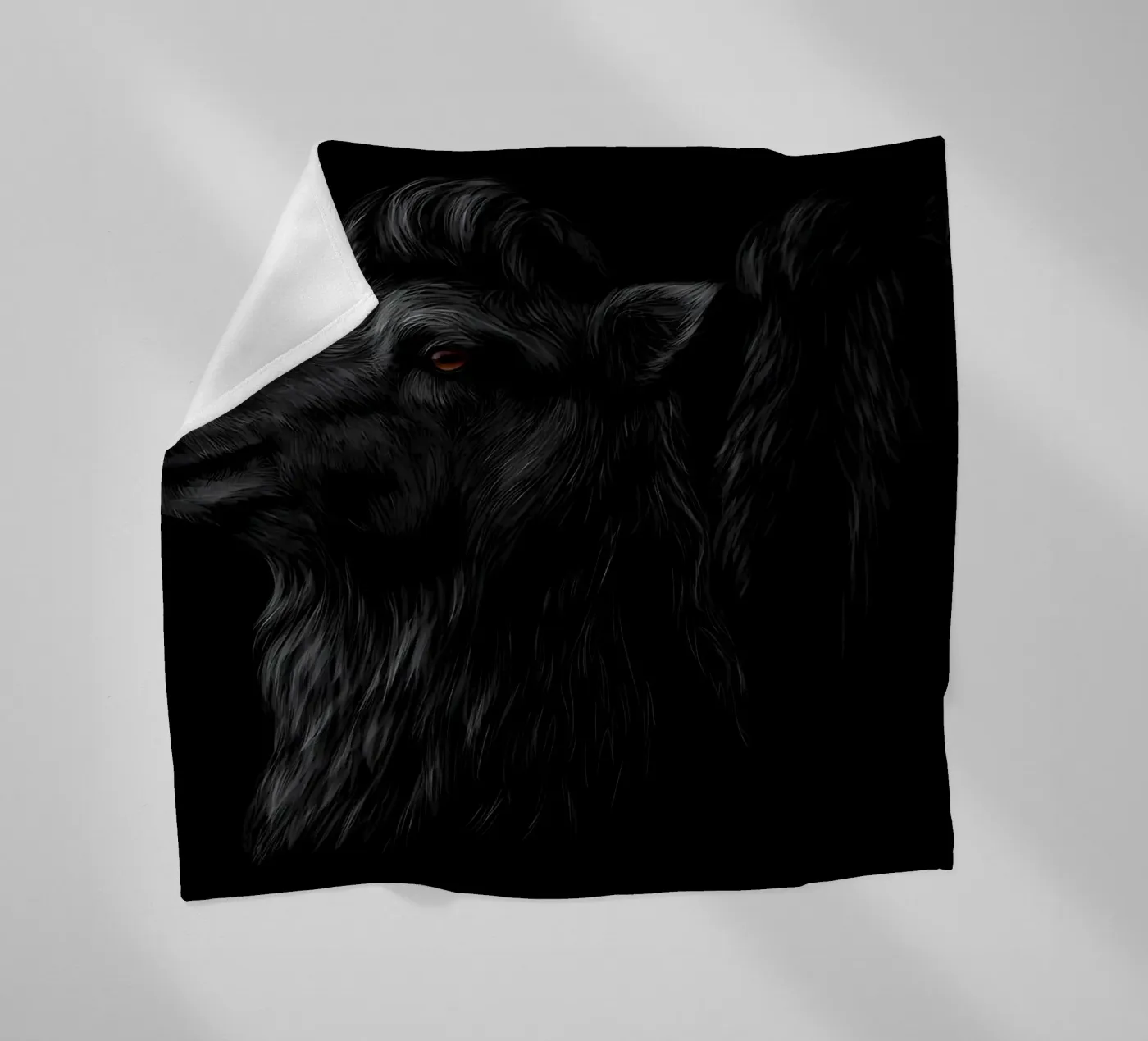 Camel fleece blanket by Delaplane